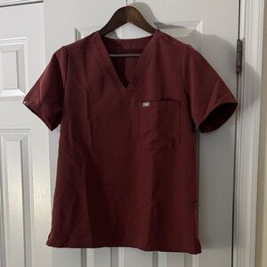Figs Women’s Cherry Scrub top and pants.